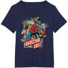 imageMarvel SpiderMan Amazing Dad Fathers Day TShirtNavy Blue