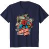 imageMarvel SpiderMan Amazing Dad Fathers Day TShirtNavy Blue