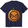 imageMarvel SpiderMan Halloween Pumpkin TShirtNavy Blue