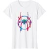 imageMarvel SpiderMan Into the SpiderVerse Rainbow Icon TShirtWhite