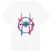 imageMarvel SpiderMan Into the SpiderVerse Rainbow Icon TShirtWhite
