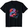 imageMarvel SpiderMan Miles Morales 8th Birthday Graphic TShirtBlack