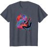 imageMarvel SpiderMan Miles Morales 8th Birthday Graphic TShirtHeather Blue