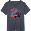 imageMarvel SpiderMan Miles Morales 8th Birthday Graphic TShirtHeather Blue