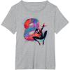 imageMarvel SpiderMan Miles Morales 8th Birthday Graphic TShirtHeather Grey