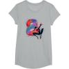 imageMarvel SpiderMan Miles Morales 8th Birthday Graphic TShirtHeather Grey