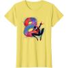imageMarvel SpiderMan Miles Morales 8th Birthday Graphic TShirtLemon Yellow
