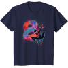 imageMarvel SpiderMan Miles Morales 8th Birthday Graphic TShirtNavy Blue