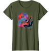 imageMarvel SpiderMan Miles Morales 8th Birthday Graphic TShirtOlive Green