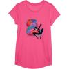 imageMarvel SpiderMan Miles Morales 8th Birthday Graphic TShirtPink Heather