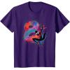 imageMarvel SpiderMan Miles Morales 8th Birthday Graphic TShirtPurple