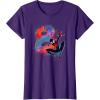 imageMarvel SpiderMan Miles Morales 8th Birthday Graphic TShirtPurple