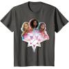 imageMarvel Studios The Marvels Carol Monica Kamala Power Icon TShirtAsphalt Grey