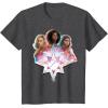 imageMarvel Studios The Marvels Carol Monica Kamala Power Icon TShirtDark Heather Grey
