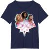 imageMarvel Studios The Marvels Carol Monica Kamala Power Icon TShirtNavy Blue