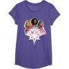 imageMarvel Studios The Marvels Carol Monica Kamala Power Icon TShirtPurple Heather