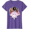 imageMarvel Studios The Marvels Carol Monica Kamala Power Icon TShirtPurple Heather