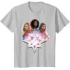 imageMarvel Studios The Marvels Carol Monica Kamala Power Icon TShirtSilver Grey