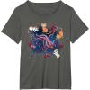 imageMarvel Studios The Marvels Goose ampamp Flerkittens in Space Cute TShirtAsphalt Grey