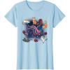 imageMarvel Studios The Marvels Goose ampamp Flerkittens in Space Cute TShirtBaby Blue