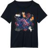 imageMarvel Studios The Marvels Goose ampamp Flerkittens in Space Cute TShirtBlack