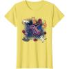 imageMarvel Studios The Marvels Goose ampamp Flerkittens in Space Cute TShirtLemon Yellow