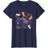 imageMarvel Studios The Marvels Goose ampamp Flerkittens in Space Cute TShirtNavy Blue