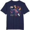 imageMarvel Studios The Marvels Goose ampamp Flerkittens in Space Cute TShirtNavy Blue