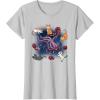 imageMarvel Studios The Marvels Goose ampamp Flerkittens in Space Cute TShirtSilver Grey