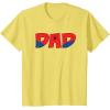 imageMarvel Super Heroes SpiderMan Costume Fathers Day Gift Dad TShirtLemon Yellow