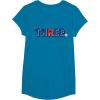 imageMarvel Super Heroes SpiderMan Numbers 3 Three 3rd Birthday TShirtSapphire Blue