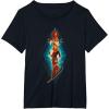 imageMarvel The Marvels Photon Captain Marvel Ms Marvel Diamond TShirtBlack