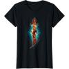 imageMarvel The Marvels Photon Captain Marvel Ms Marvel Diamond TShirtBlack