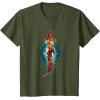 imageMarvel The Marvels Photon Captain Marvel Ms Marvel Diamond TShirtOlive Green