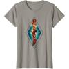 imageMarvel The Marvels Photon Captain Marvel Ms Marvel Diamond TShirtSlate Grey