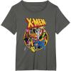 imageMarvel XMen Animated Series Retro 90s TShirtAsphalt Grey
