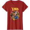 imageMarvel XMen Animated Series Retro 90s TShirtCranberry Red