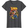 imageMarvel XMen Animated Series Retro 90s TShirtDark Heather Grey