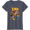 imageMarvel XMen Animated Series Retro 90s TShirtHeather Blue