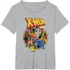 imageMarvel XMen Animated Series Retro 90s TShirtHeather Grey