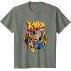 imageMarvel XMen Animated Series Retro 90s TShirtOlive Heather