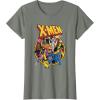 imageMarvel XMen Animated Series Retro 90s TShirtOlive Heather