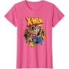 imageMarvel XMen Animated Series Retro 90s TShirtPink Heather