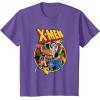 imageMarvel XMen Animated Series Retro 90s TShirtPurple Heather