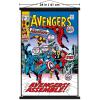 imageTrends International Marvel Comics  Avengers 82 Wall Poster with Magnetic Frame 34L x 224W Print and Black Hanger BundlePrint and Black Hanger Bundle