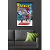 imageTrends International Marvel Comics  Avengers 82 Wall Poster with Magnetic Frame 34L x 224W Print and Black Hanger BundlePrint and Black Hanger Bundle