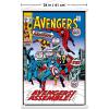 imageTrends International Marvel Comics  Avengers 82 Wall Poster with Magnetic Frame 34L x 224W Print and Black Hanger BundlePrint and White Hanger Bundle