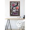 imageTrends International Marvel SpiderMan Across The SpiderVerse  SpiderPunk One Sheet Wall Poster 34L x 224W Premium Unframed VersionMahogany Framed Version