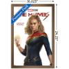 imageTrends International Marvel The Marvels  Captain Marvel Feature Series Wall Poster 34L x 224W Premium Unframed VersionBronze Framed Version