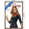 imageTrends International Marvel The Marvels  Captain Marvel Feature Series Wall Poster 34L x 224W Premium Unframed VersionBronze Framed Version